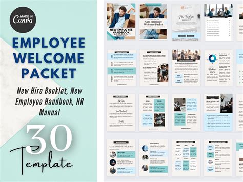 30 Employee Welcome Package New Hire Manual Handbook Hr Etsy Canada