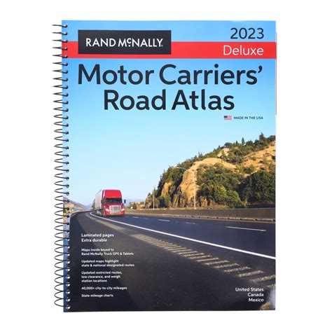 2023 Deluxe Motor Carrier Road Atlas – SPEEDSTUFF