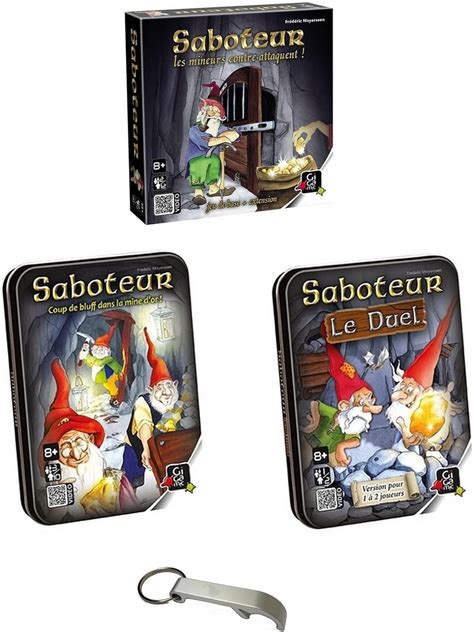 Lot De Jeux Saboteur Les Mineurs Contre Attaquent Saboteur