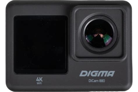 Экшн-камера DIGMA DiCam 880 черный 1511728 - выгодная цена, отзывы ...