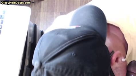 Gloryhole Amateur DILF Sucks Black Dick Till Cum In Mouth