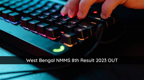 West Bengal Nmms Class 8 Result 2023 Announced