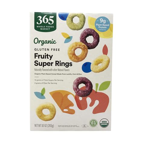 Amazon 365 By Whole Foods Market Organic Fruity Super Rings 10