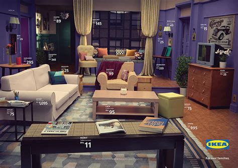 Ikea Recreated Famous Living Rooms From Tv With Its Products Design Swan