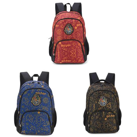 Mochila De Costas Harry Potter Luxcel Estampa Frame Papelaria