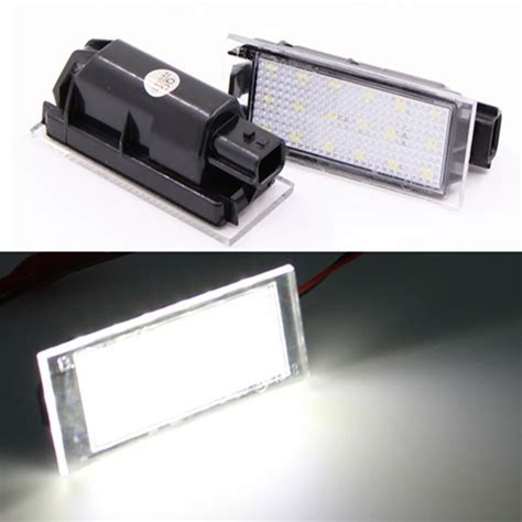 Luz Led Canbus Para Placa De Matr Cula L Mparas Para Renault Laguna