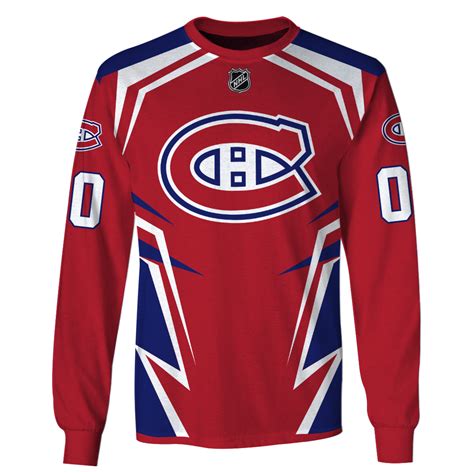 NHL Montreal Canadiens Jersey Concepts V4 | Personalized Name & Number ...