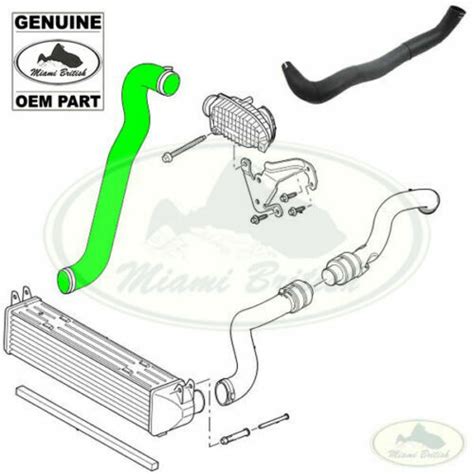 LAND ROVER INTERCOOLER DUCT HOSE TDV6 2.7L DIESEL LR3 LR4 RR SPORT ...