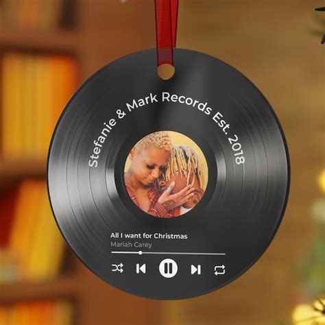 Vinyl Record Christmas Ornament Etsy