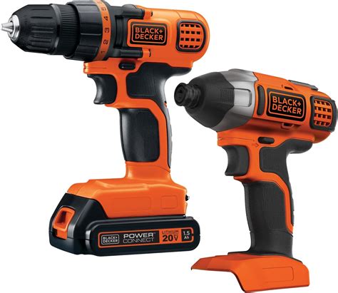 Black Decker Kit Combinado De Taladro Destornillador Black Decker