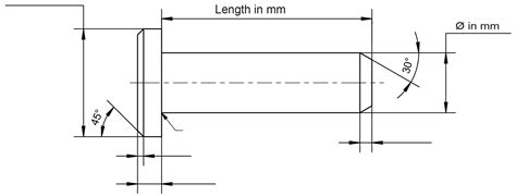 Bolts DIN EN 22341 / ISO 2341 form A