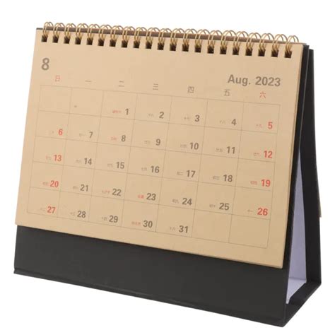 Calendrier Papier Pour Bureau Petit Facile Chevalet Eur