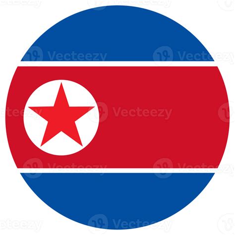 Flag Of North Korea In Design Shape North Korea Flag In Design Shape