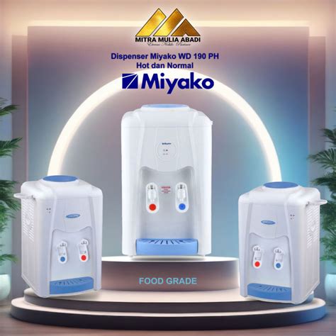 Dispenser Miyako Galon Atas WD 190PH Hot Normal Lazada Indonesia