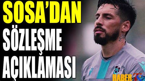 Sosa dan Yeni Sözleşme Açıklaması Trabzon Haber Trabzonspor