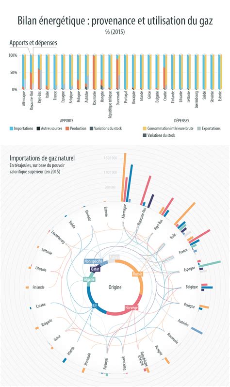 Infographie lapprovisionnement en gaz de lUnion européenne