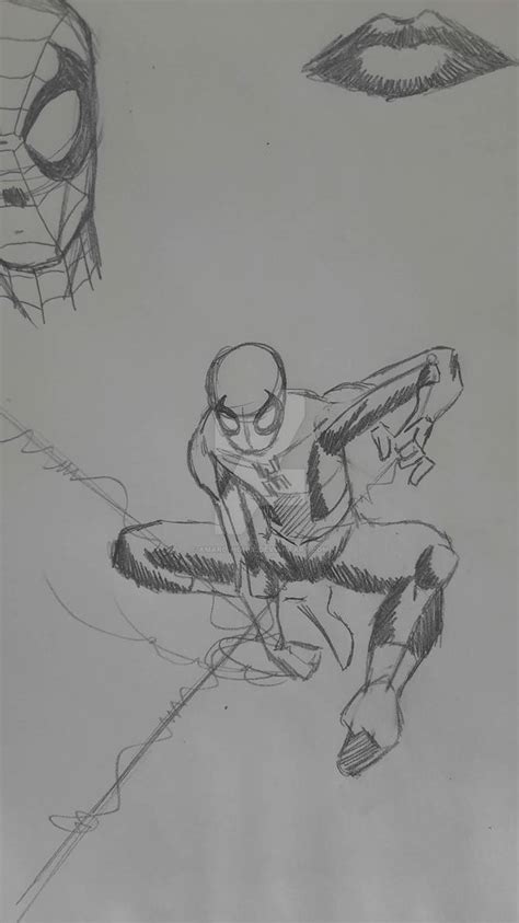 Spider-man hand drawing by Amaro-House on DeviantArt