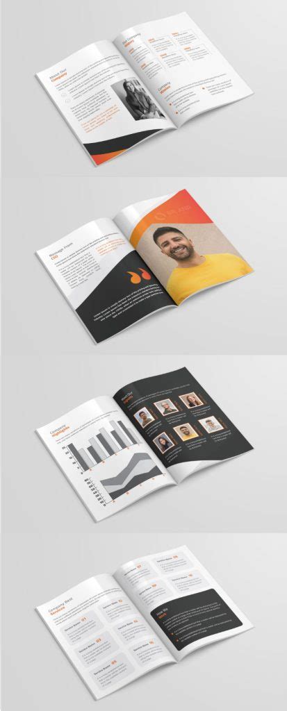 Page Brochure Design Templates Entheosweb