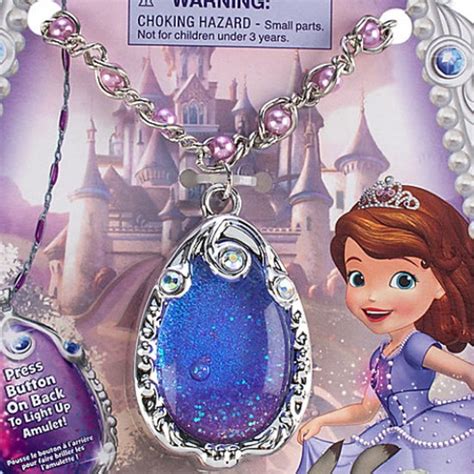 Princess Sofia The First Costume Accessories Amulet Necklace Light Up Toyscity Australia