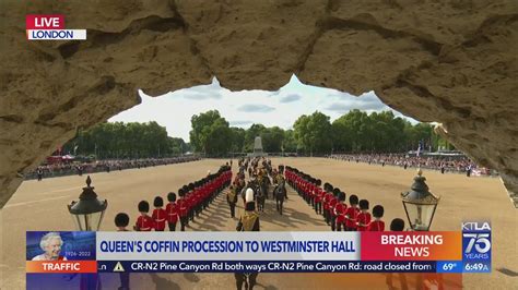 Queen Elizabeth II S Coffin Procession To Westminster Hall YouTube