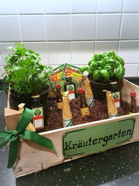 Kräutergarten als Geschenk Kräutergarten für den Mann Männergeschenk