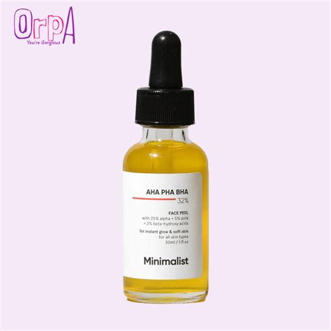Minimalist AHA PHA BHA 32% Face Peel - 30ml - Orpa