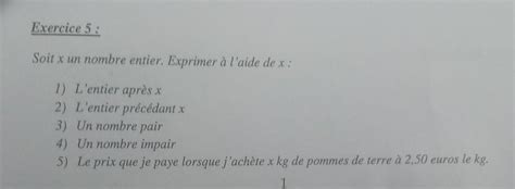 Bonjour je ne trouve pas la réponse de cet exercice Pouvez vous m