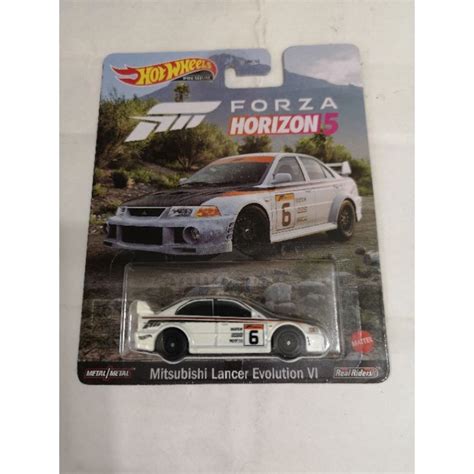 Hot Wheels Premium Forza Horizon Mitsubishi Lancer Evolution Vi Shopee Singapore