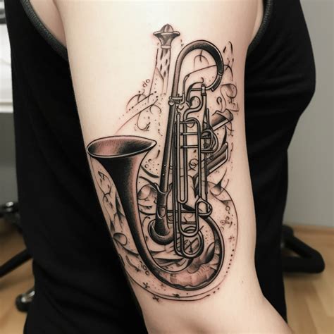 77 Trombone Tattoo Ideas - TattooClue.com