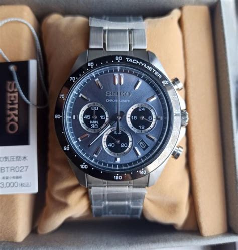 Jdm Seiko Spirit Sbtr Chronograph Blue Dial Japan Made Men S