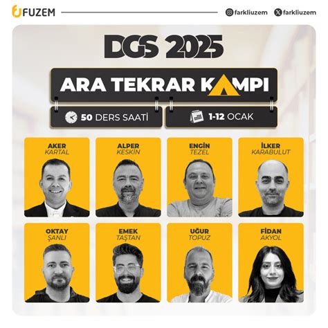 Farkl Uzem Genel Tekrar Ve Soru Z M Programlar Ile Dgs Ye Haz Rlan