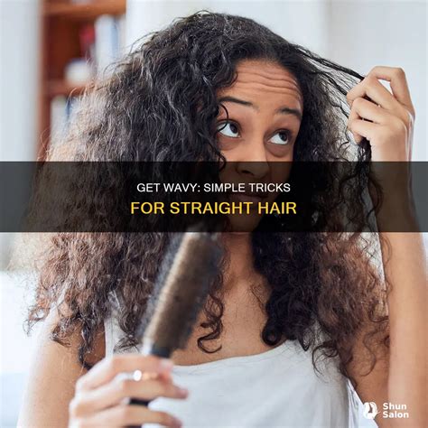 how to make straight hair wavy naturally