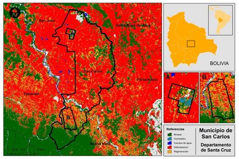 Ubicaci N Del Municipio De San Carlos Y Las Reas De El Curichi A Y