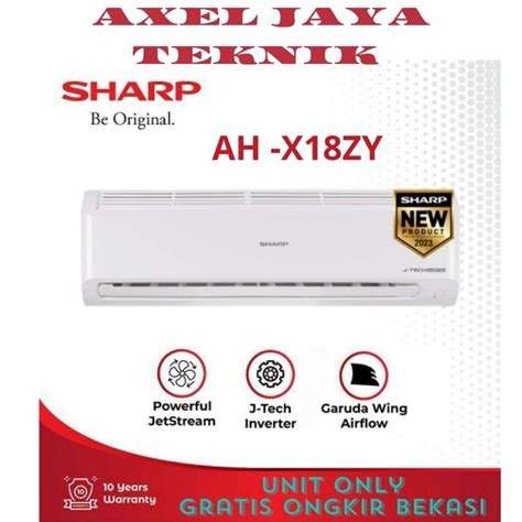 Jual AC SHARP AH X 18 ZY 2PK R32 INVERTER LOW UNIT ONLY Shopee Indonesia