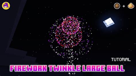 How To Make A Big Ball Firework In Minecraft