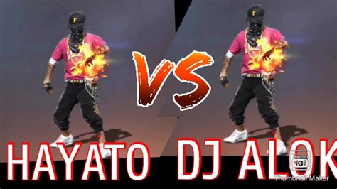 Present Alight Motion Ff 🔥🔥 Hayato Vs Dj Alok Emote Challenge Must Watch 👀 Rudra Gamer 👍👍