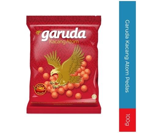 Kacang Garuda Kacang Atom Pedas Spicy Coated Peanuts G Toko Indonesia