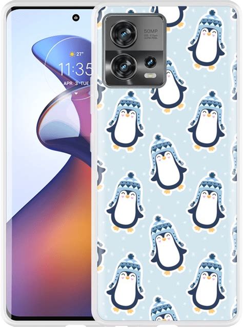 Hoesje Geschikt Voor Motorola Edge 30 Fusion Pinguins Bol