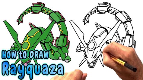 Pokemon Rayquaza Drawing at PaintingValley.com | Explore collection of Pokemon Rayquaza Drawing