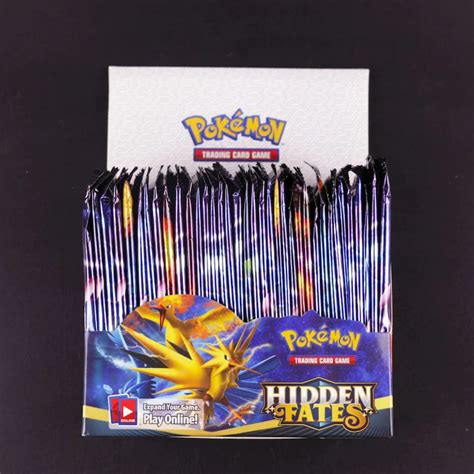 SEALED Pokemon Booster Box Hidden Fates 36 Booster Packs Etsy