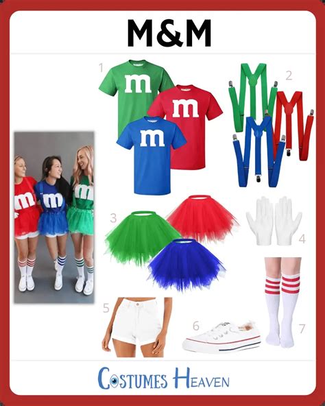 M&M Costume For Cosplay & Halloween 2024