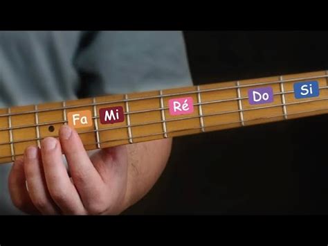 Comment Retrouver Les Notes Sur Le Manche De La Guitare Basse Youtube