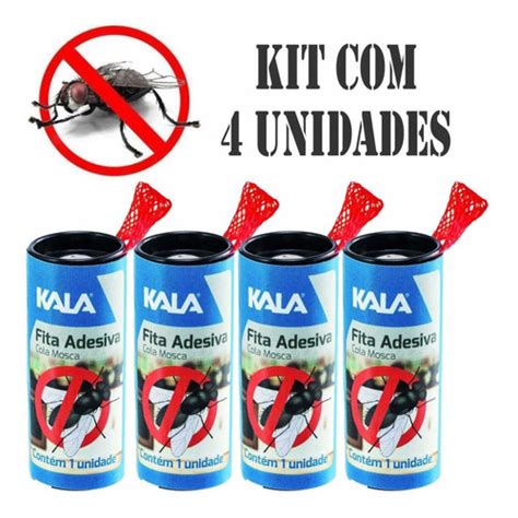 Kit 8 Fitas Rolo Armadilha Cola Mosquito Pega Moscas Insetos MercadoLivre