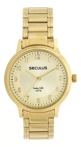 Reloj analógico dorado Seculus 28878lpsvda1 para mujer MercadoLibre