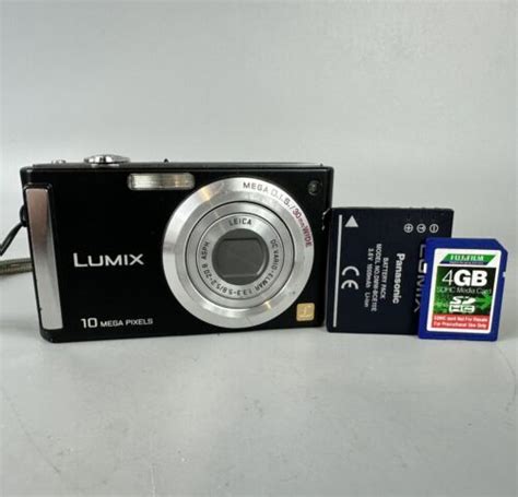 Panasonic LUMIX DMC-FS5 10.1MP Digital Camera With SD Card, Black ...