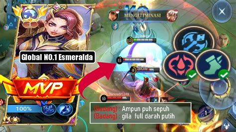 Exp Lane Esmeralda Best Build Esmeralda Top Global Gameplay