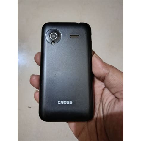 jual hp cross  android full black original bahan gambling jadul