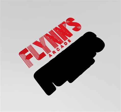 STL file FLYNN'S ARCADE SIGN LOGO 🕹️・Model to download and 3D print・Cults