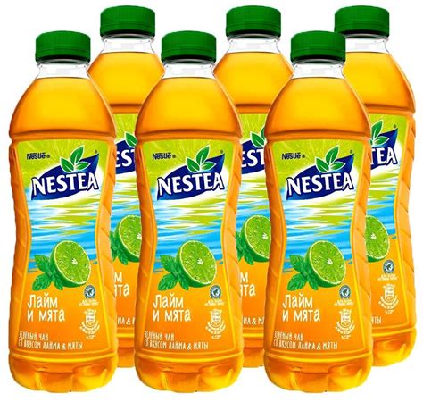 Чай Nestea Зеленый со вкусом Лайма и Мяты, ПЭТ — купить по выгодной ...