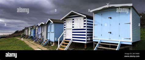 Beachuts On The Promenade At Frinton On Sea Tendring District Essex